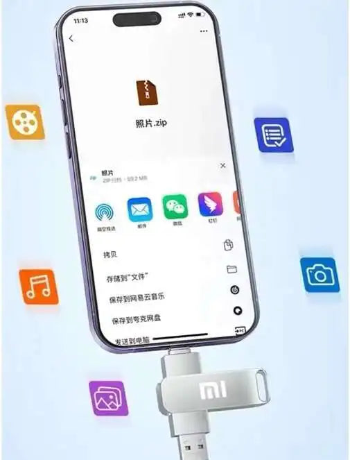 Xiaomi USB 3.2 Type-C Flash Drive 1TB / 2 TB / 4 TB / 8 TB / 16 TB  – Fast OTG Storage for Phone, Laptop & PC