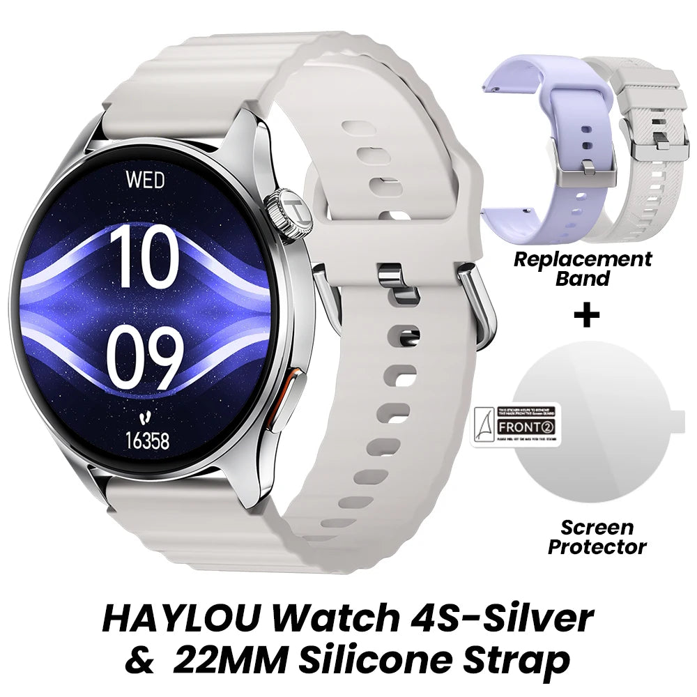 Watch 4S GPS Smartwatch 1.43” HD AMOLED Display 5 Satellite GPS Positioning 120+ Workout Modes Sport Fitness Smart Watch