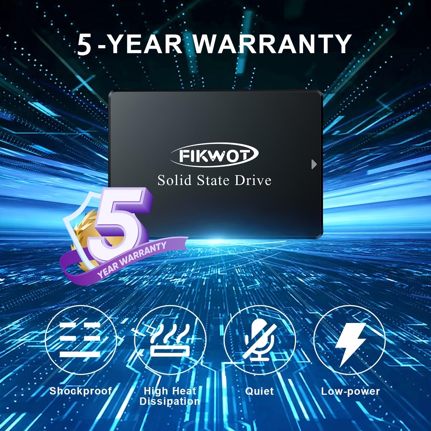 Internal SSD 2.5" SATA III | 6Gb/s Solid State Drive for Laptop/Desktop