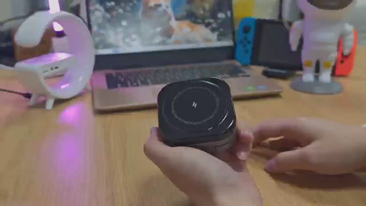 3-in-1 Foldable Magnetic Wireless Charger | Stand for iPhone, iWatch & AirPods